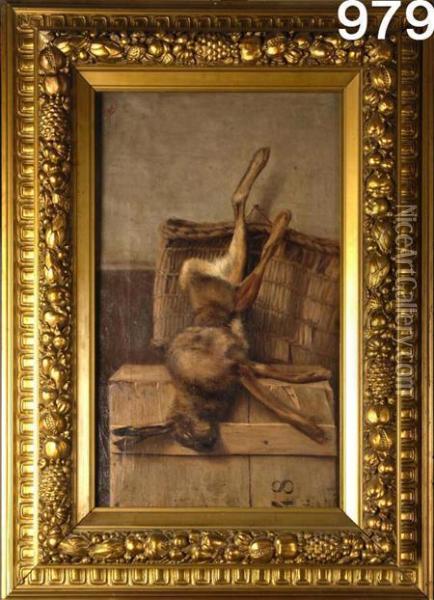 Natura Morta Con Lepre. Oil Painting - Giovanni Coli