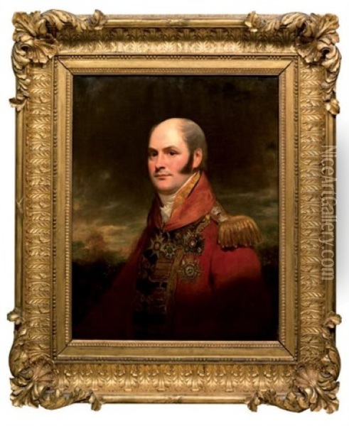 Portrait De Lord Arbuthnot Oil Painting - Sir John Hoppner