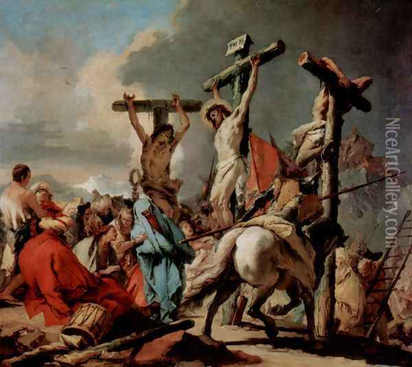 Crucifixion Oil Painting - Giovanni Battista Tiepolo