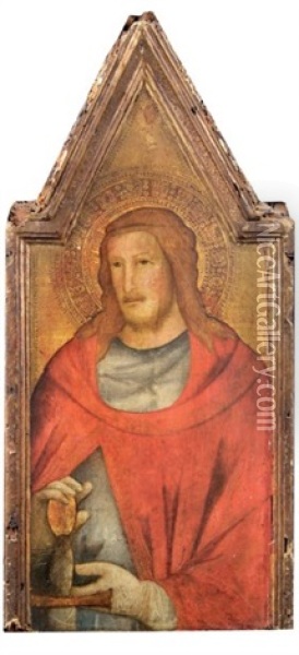 Saint Julien Oil Painting - Agnolo di Taddeo Gaddi