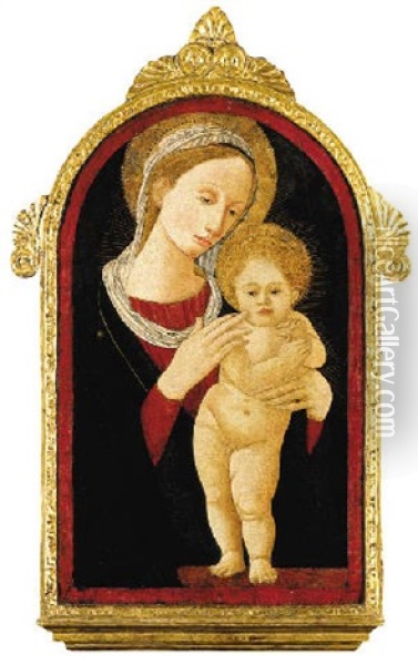 The Madonna And Child Oil Painting -  Pier Francesco Fiorentino
