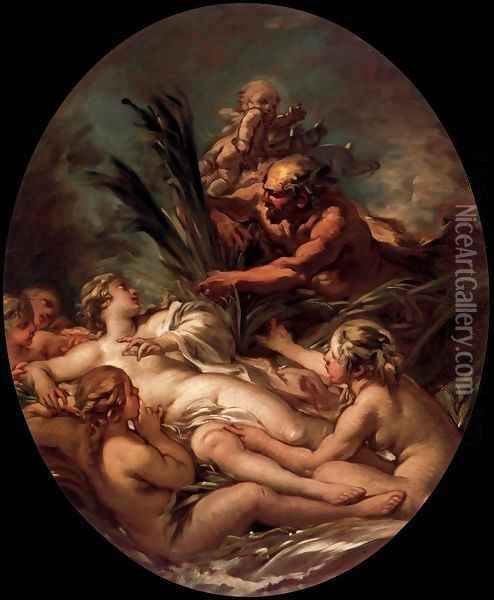 Pan and Syrinx 3 Oil Painting - Francois Boucher
