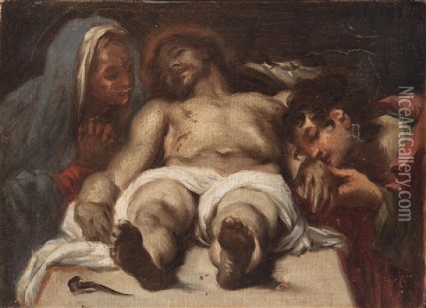 Die Grablegung Christi Oil Painting - Gaetano Gandolfi