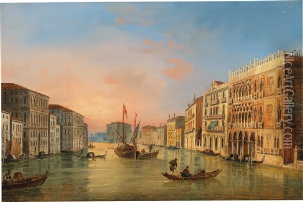 Venice Oil Painting - Carlo Grubacs