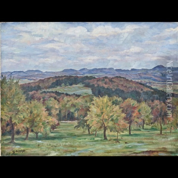 Paesaggio Austriaco Oil Painting - Karl Schildt