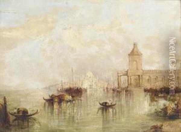 The Bacino From San Marco Oil Painting - Francis Maltino