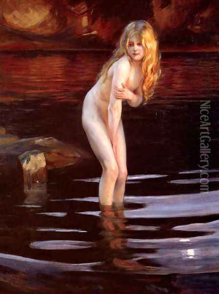 La Baigneuse (The Bather) Oil Painting - Paul Emile Chabas