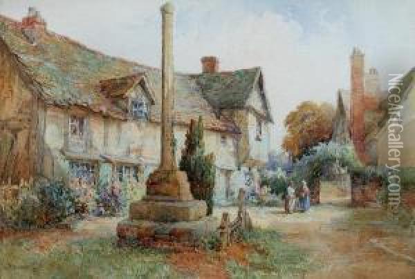 A Sunny Afternoon Oil Painting - Herbert Parsons Weaver