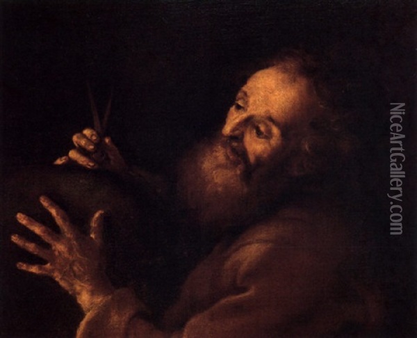 Archimedes Oil Painting - Juan Carreno De Miranda