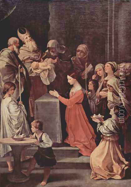 The purification of the Virgin Oil Painting - Guido Reni