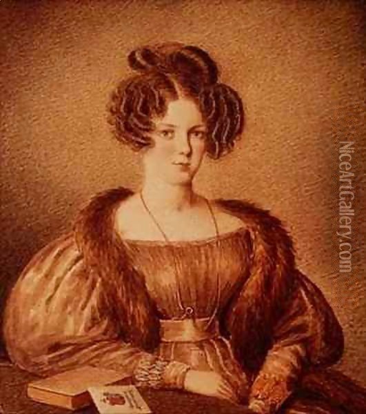 Portrait of Rosamond Best Oil Painting - Mary Ellen Best