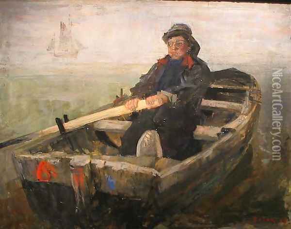 The Rower Oil Painting - James Ensor
