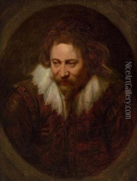 Portrait Of A Gentleman Oil Painting - Sir Anthony Van Dyck