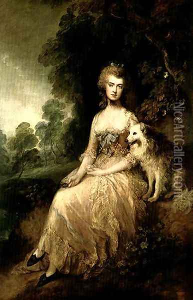 Mrs. Perdita Robinson Oil Painting - Thomas Gainsborough