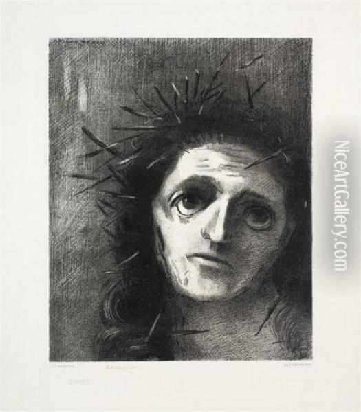 Christ (mellerio 71) Oil Painting - Odilon Redon