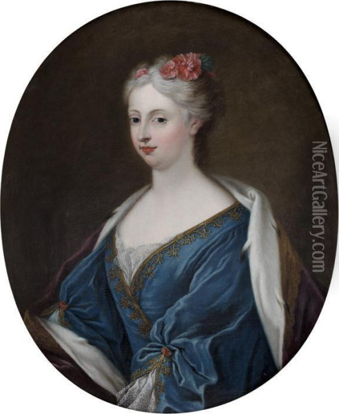Marie-amelie D'espagne, Epouse De Charles Iii Oil Painting - Louis de Silvestre