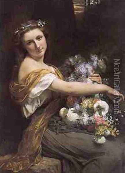Dionysia Oil Painting - Pierre Auguste Cot