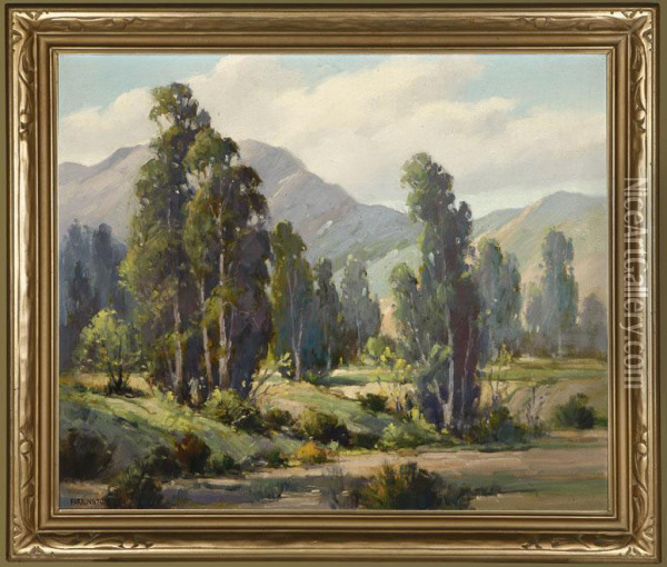 Summer Landscape Oil Painting - Walter Farrington Moses