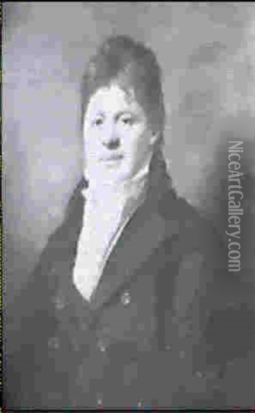 Portrait Of Colonel Alex Creighton Oil Painting - Sir Henry Raeburn
