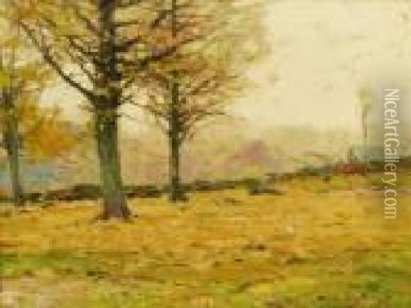 Among New Hampshire Hills Oil Painting - Chauncey Foster Ryder