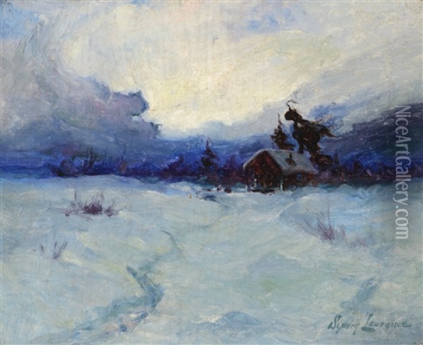 Winter Oil Painting - Sydney Mortimer Laurence