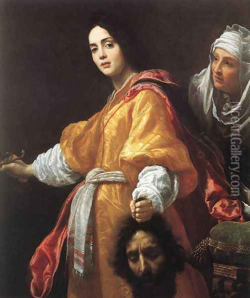 Judith with the Head of Holofernes 1613 2 Oil Painting - Cristofano Allori