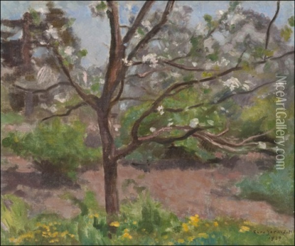 Omenapuu Oil Painting - Eero Jaernefelt