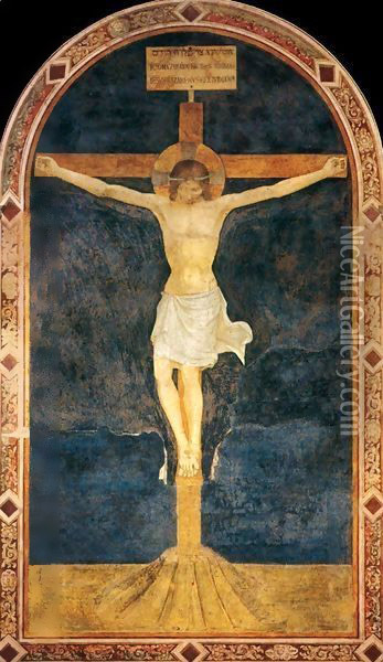 Crucified Christ Oil Painting - Angelico Fra