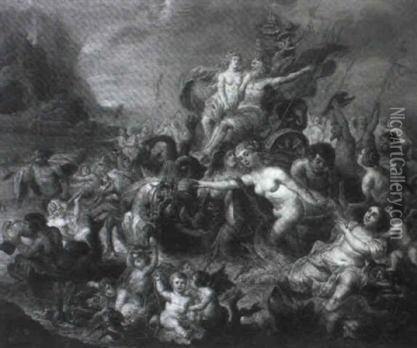 The Triumph Of Neptune Oil Painting - Jacob Jordaens