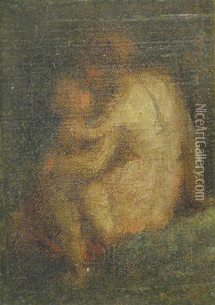 Venus And Cupid Oil Painting - Henri Fantin-Latour
