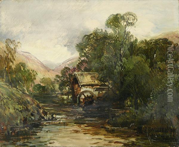 Pastoral Landscapes Oil Painting - James B. Dalziel