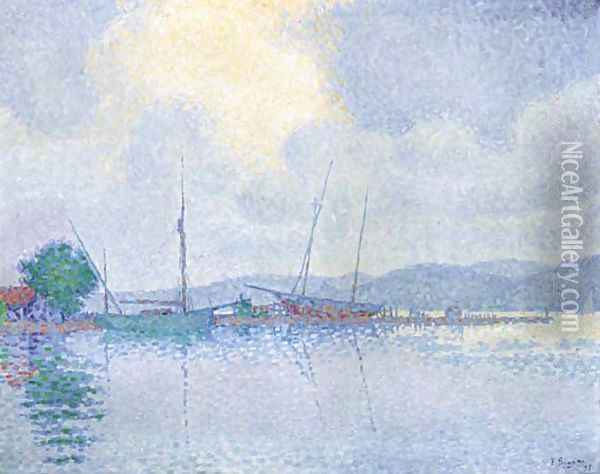 Saint-Tropez, apres l'orage Oil Painting - Paul Signac