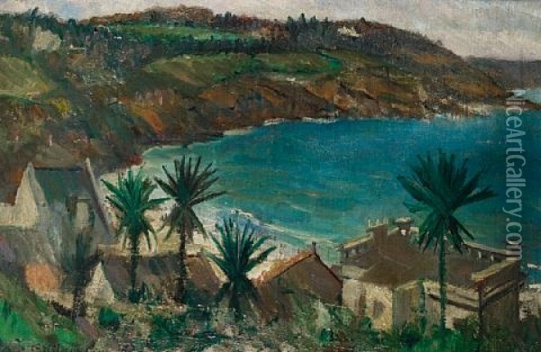 La Corniche 1 Oil Painting - Christopher Richard Wynne Nevinson