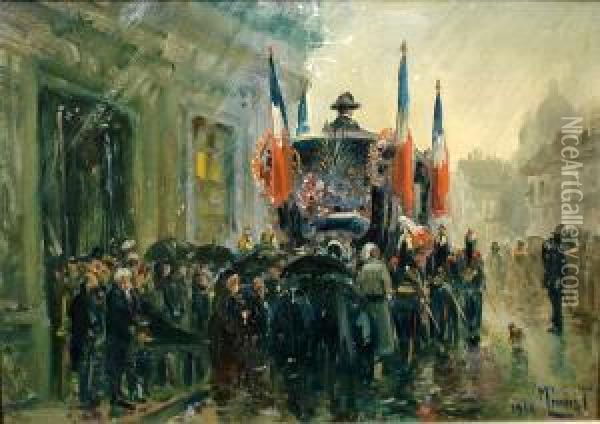 Les Honneurs Nationaux Oil Painting - Maurice Proust
