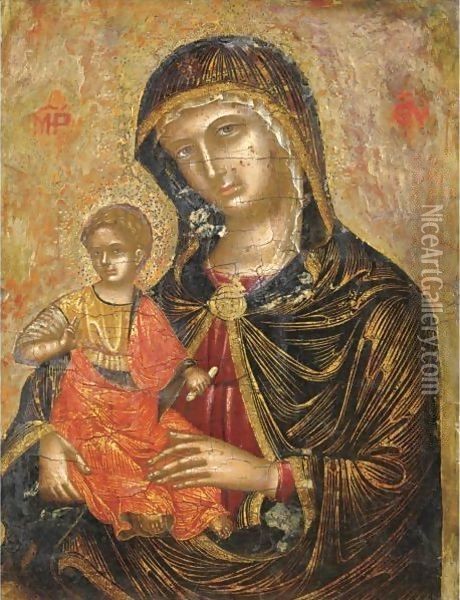 Madonna Col Bambino 6 Oil Painting - Italian School