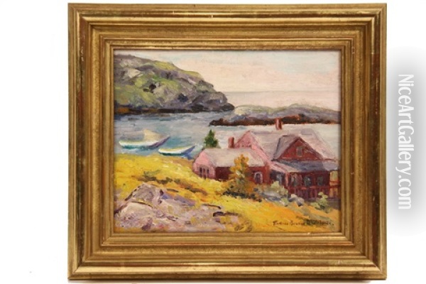 The Red House Oil Painting - Florence Brooks Whitehouse