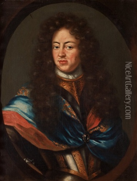 King Karl Xi (1655-1697) Oil Painting - Martin (Martinus I) Mytens