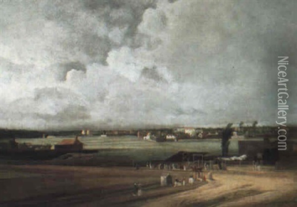 Llewellyn's Celebrated Farm In Regent's Park Oil Painting - Philipp Reinagle
