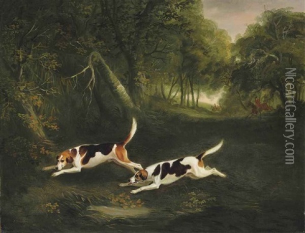 The Ormond Hounds Of The Hon. George O'callaghan Oil Painting - John E. Ferneley