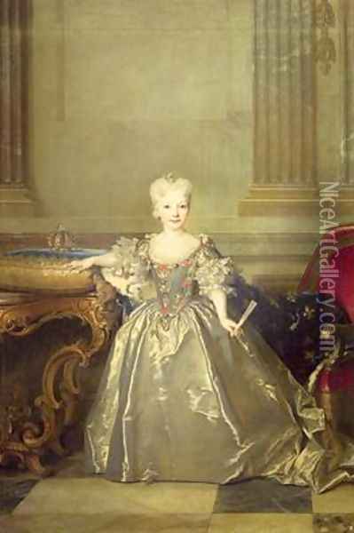 Infanta Maria Anna Victoria de Bourbon Oil Painting - Nicolas de Largilliere
