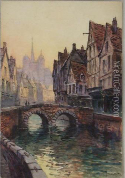 Amiens Oil Painting - Georges Philibert Charles Marionez