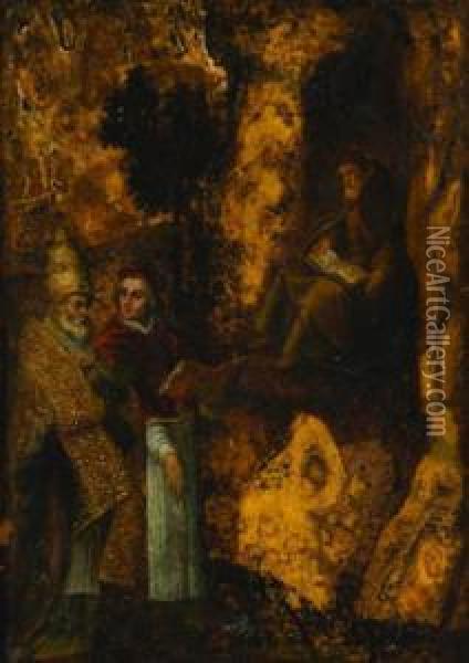 Sacra Conversazione Oil Painting - Antonia Tempesta