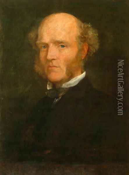 Thomas Hughes (1822-96) Oil Painting - George Frederick Watts