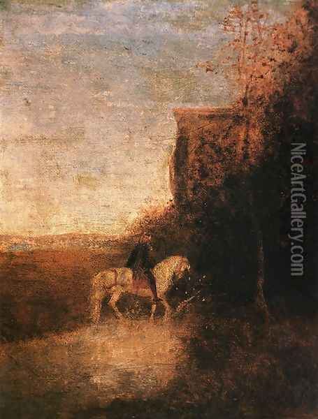 Childe Harold's Pilgrimage Oil Painting - Albert Pinkham Ryder