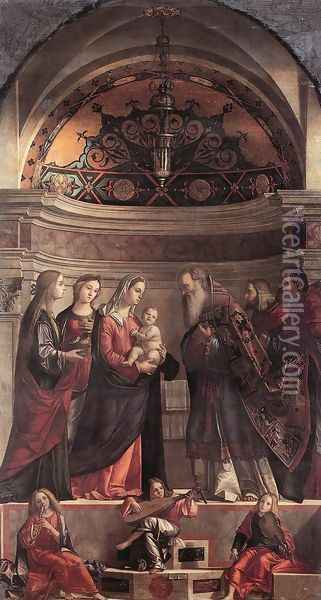 Presentation of Jesus in the Temple 1510 Oil Painting - Vittore Carpaccio