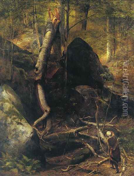 The Fallen Landmark Oil Painting - William Holbrook Beard