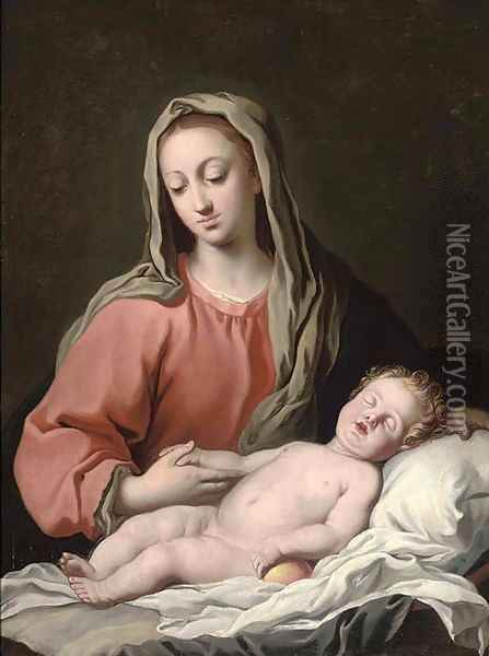 The Madonna and Child 2 Oil Painting - Italian School