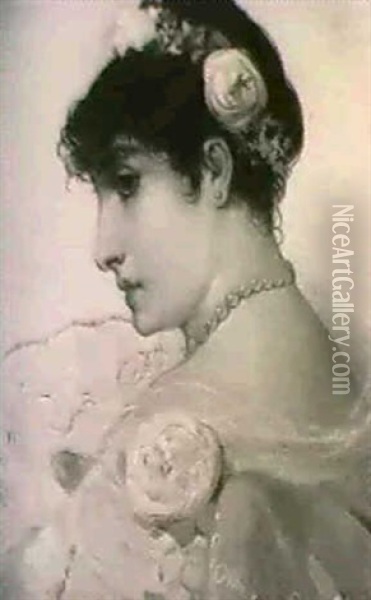 Spanish Lady Oil Painting - Leon Herbo