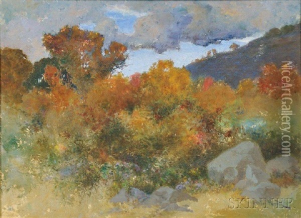 Autumn Vista Oil Painting - Stephen Parrish