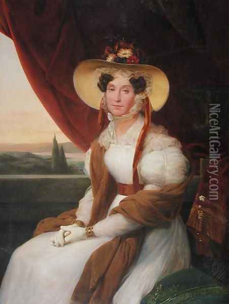Madame Adelaide d'Orleans (1777-1847) Oil Painting - Marie-Amelie Cogniet